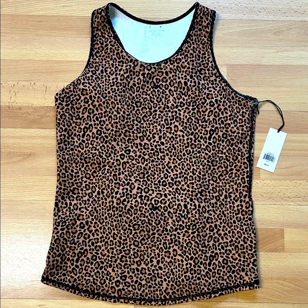 Jofit Fitness Tank Leopard Print NWT Size M
